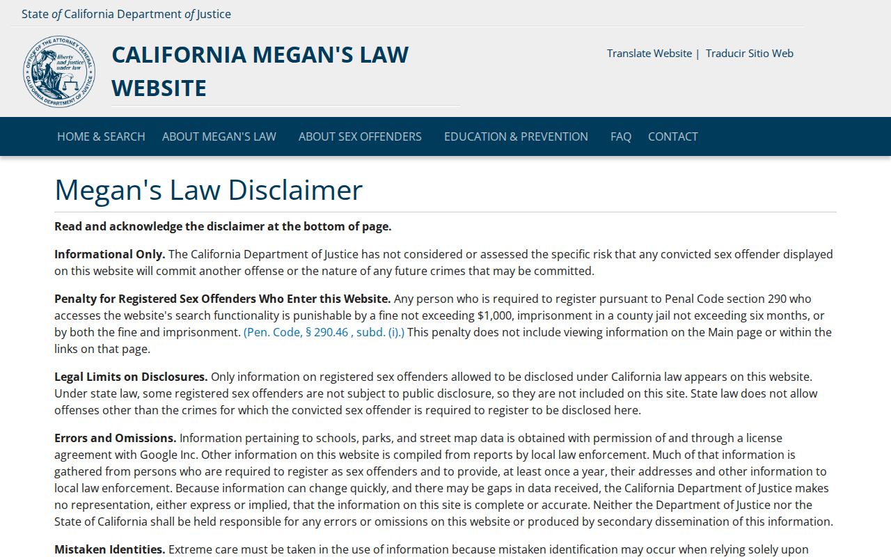 Arcadia resident lookup California official registry name search