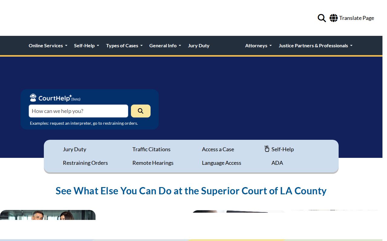 Arcadia resident lookup Los Angeles Superior Court locations and venue information